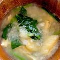 みっきいえっぐ's cooksnap of when they made ほうれん草と大根おろしの味噌汁♪.