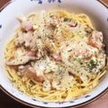 あまあまなつ's cooksnap of when they made 超簡単♡牛乳と全卵であっさりカルボナーラ.