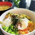 かじゅえる's cooksnap of when they made 簡単！ヘルシー！バクダン丼.