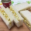おはなすき's cooksnap of when they made カレー味☆卵サンド.