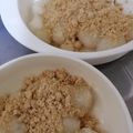 AiYuKE's cooksnap of when they made 朝食に♪我が子に人気のとうふ白玉だんご.