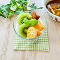 runa10's cooksnap of when they made ダイエット至福時間豆腐クリームフルーツ.