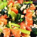 ガリ☆トトロ's cooksnap of when they made 小松菜とトマトとツナ缶のサラダ.