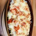 ぺこりpanda's cooksnap of when they made 里芋とツナのキムチチーズ焼き.