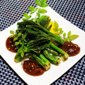 辰夫女子's cooksnap of when they made タラの芽のごまみそ和え.