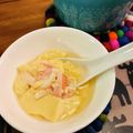 マルんちの丸顔's cooksnap of when they made 茶わん蒸し中華風・フライパンで！.