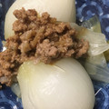 ちゃぎー's cooksnap of when they made 新玉の丸ごとレンジ蒸し　鶏そぼろあんかけ.