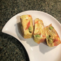 栗丸うさぎ's cooksnap of when they made 紅ショウガと枝豆のだし巻き卵.