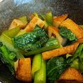 ajyuly's cooksnap of when they made 小松菜とさつまあげの炒めもの.