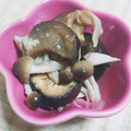 kashikon's cooksnap of when they made 【作り置き】なすときのこのマリネ.