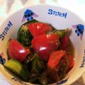 Mネコ's cooksnap of when they made トマトとキュウリのめかぶサラダ☆.