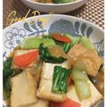 オウジリリノエ's cooksnap of when they made チンゲン菜と厚揚げの中華炒め.