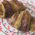 やぁめぇ's cooksnap of when they made HBで作るクロワッサン ～抹茶生地～.
