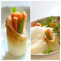 かっちゃん杉's cooksnap of when they made キャラ弁おかずに♡竹輪胡瓜！人参もねஐஃ.