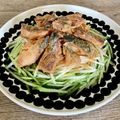 ばぢこ's cooksnap of when they made 火を使わず簡単！サバ缶バンバンジーサラダ.