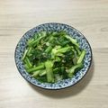 クック4P73QB☆'s cooksnap of when they made 小松菜ガーリック炒め.