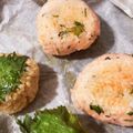 ふぁんころ's cooksnap of when they made 明太子と大葉のマヨネーズ焼きおにぎり.