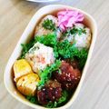 kaiselim's cooksnap of when they made 照り焼き☆手抜きの豚こまハンバーグ.