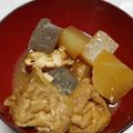 ＡＫＡＲＵ（わむし）'s cooksnap of when they made 豚バラ大根とこんにゃく厚揚げ味噌煮込み♡.