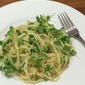 おはなすき's cooksnap of when they made かいわれと辛子明太マヨの冷製パスタ.