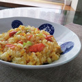 Yukiまむ's cooksnap of when they made *焼鮭と長ネギ、たまごの炒飯*.