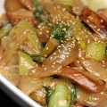 ca1531da's cooksnap of when they made 厚揚げと青梗菜のオイマヨ炒め.