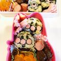 kk☆love's cooksnap of when they made 簡単！可愛い☆ミニオンのデコ巻き寿司♪.