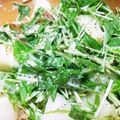 ☆☆あっきん☆☆'s cooksnap of when they made 長いもと水菜とベーコンのサラダ♪.