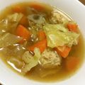 さおりん@料理特訓中's cooksnap of when they made 肉団子のちゅるちゅるスープ.