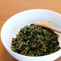 ばびーさん。's cooksnap of when they made 苦味軽減✨大根の葉の炒め物 ふりかけ.