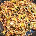 くるみちる's cooksnap of when they made ひき肉とシャキシャキ野菜たちの炒めもの.