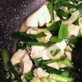 そうぱる's cooksnap of when they made すぐ食べられるおかず☆ニラ豆腐の簡単炒め.