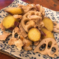 ピーチ★'s cooksnap of when they made 豚こまとさつまいもと蓮根の甘辛煮.
