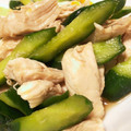 いつきらりおん's cooksnap of when they made 胡瓜とささみの梅ポン和え.