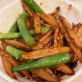 caramelcorn's cooksnap of when they made ピリ辛☆インゲンと牛蒡の簡単きんぴら☆彡.