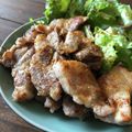 Sherish's cooksnap of when they made 簡単おつまみ かつお塩豚 ポークソテー　.