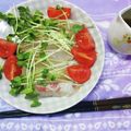 ﾄﾘﾏﾖ's cooksnap of when they made ５分で簡単　真鯛のカルパッチョ.