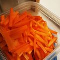 緋色98's cooksnap of when they made 人参を簡単に速く細切りする裏技♡.