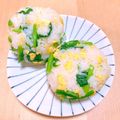 ステルトミチル's cooksnap of when they made 春色菜の花おにぎり.
