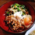 ねずみんパラダイス's cooksnap of when they made 目からウロコ…納豆ビビンパ丼.
