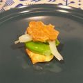 LeaKitchen's cooksnap of when they made おしゃれにミルフィーユ仕立てサラダ.