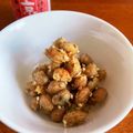 kjkjco's cooksnap of when they made 福豆リメイク！給食の大豆味噌。.