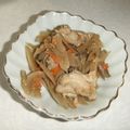 きらり流れ星's cooksnap of when they made メイン材料２つ調味料２つ！味浸み鶏ごぼう.