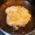 ♡yummy♡'s cooksnap of when they made 炭酸がぬけたコーラで☆鶏もも肉のコーラ煮.