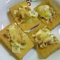 aizu_po's cooksnap of when they made 厚揚げのツナマヨチーズ焼き.