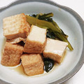 新妻あや's cooksnap of when they made 小松菜と厚揚げの炒め煮びたし.