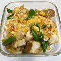 miyukosan's cooksnap of when they made 絹さやとカニカマのチャンプルー.