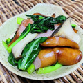 料理男子部's cooksnap of when they made マヨで！エリンギ小松菜ウインナー炒め.
