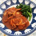 あずまち's cooksnap of when they made 豚ヒレ肉のデミソース煮込み.