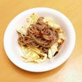 ★ぴよぴよ501★'s cooksnap of when they made 桜海老とキャベツのペペロン蕎麦.